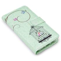 Capa carteira estampada cute birds e168 para moto g52 xt2221