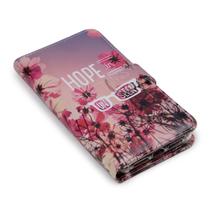 Capa Carteira Estampada Floral Hope E119 Para Iphone 15 Pro 6.1