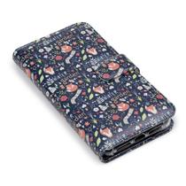 Capa carteira estampada tendencias raposa azul e199 para moto g23 xt2333
