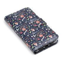 Capa carteira estampada tendencias raposa azul e199 para samsung a03s a037