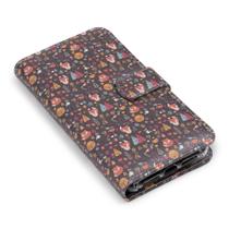 Capa carteira estampada tendencias raposa marrom e200 para iphone 13 pro max 6.7