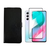 Capa Carteira Estojo Compatível Com Moto G54 + Película 3D