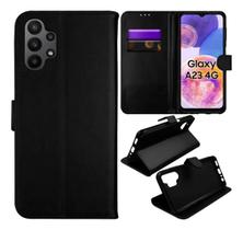 Capa Carteira Estojo Flip Para Samsung Galaxy A23 4G 5G Preto