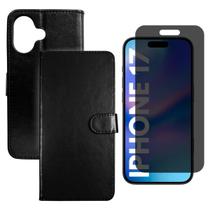 Capa Carteira Estojo Para iPhone 17 Capinha Ou Kit Película