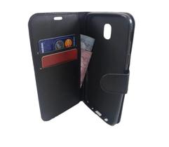 Capa Carteira Flip Antishock (PRETA) Porta Cartão P/ Samsung Galaxy J5 PRO