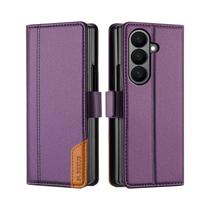 Capa Carteira Flip Com Bloqueio RFID Para Samsung Galaxy Z Fold 7 6 5 4 3 Fold7 Fold6 Fold5 Fold4