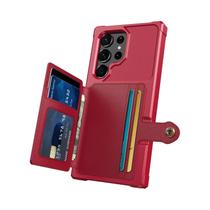 Capa Carteira Flip De Couro Para Samsung Galaxy S25 S24 S23 Ultra S22 S21 FE S25 plus Com Suporte