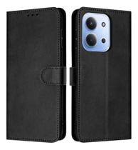Capa Carteira Flip e Película 3D Para Xiaomi Redmi 15C Capa Carteira Flip e Película 3D Para Xiaomi Redmi 15C