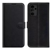 Capa Carteira Flip Preta + Película Para Samsung A14