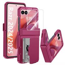 Capa Carteira GooseBox para Motorola Razr 2025 com Proteção RFID e Antichoque Magenta Capa Carteira GooseBox para Motorola Razr 2025 com Proteção RFID e Antichoque Magenta