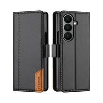 Capa Carteira Magnética De Couro De Luxo Para Samsung Galaxy Z Fold 7 6 5 4 3 5G Com Proteção RFID - AIERHEBA