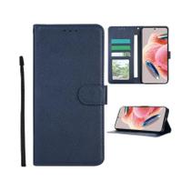 Capa Carteira Magnética De Couro Estilo Clássico Com Slots Para Cartões E Porta-Fotos Para Xiaomi