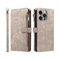 Capa Carteira Magnética De Couro PU Para iPhone 17 16 15 14 13 12 11 pro Max Antifurto E Antiqueda