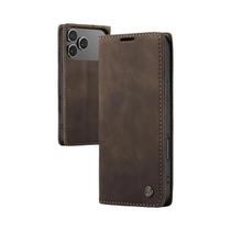 Capa Carteira Magnética Retrô De Couro PU Para iPhone 17 16 15 14 13 12 11 XS XR 8 7 6S 5 SE
