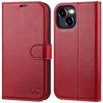 Capa Carteira OCASE para iPhone 15 (6.1", 2023) - Vermelha