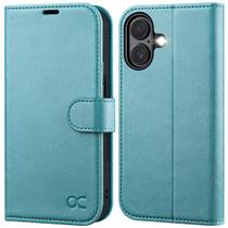 Capa Carteira OCASE para iPhone 16 (6.1", 2024) - Azul Gelo Capa Carteira OCASE para iPhone 16 (6.1", 2024) - Azul Gelo