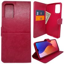 Capa Carteira para Motorola G06 (Tela de 6.88) Capinha Case Cor:Rosa