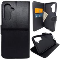 Capa Carteira para Samsung A26 (Tela de 6.7) Capinha Case Cor:Preto