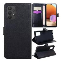 Capa Carteira Para Samsung Galaxy A32 (4G) - Preta