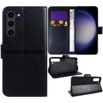 Capa Carteira Para Samsung Galaxy S23 Plus + Película 3D de Vidro