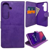 Capa Carteira Para Samsung S26 - Capinha Case Cor:Roxo