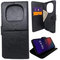 Capa Carteira para Xiaomi Note 15 5G (Tela de 6.77) Capinha Case Cor:Preto