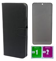 Capa Carteira + Pel. Privacidade Para Redmi Note 14 Pro 5g