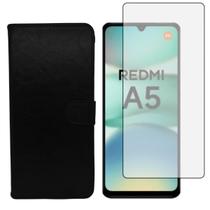 Capa Carteira + Pelic. Vidro Compativel Para Xiaomi Redmi A5 Capa Carteira + Pelic. Vidro Compativel Para Xiaomi Redmi A5