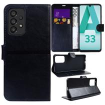 Capa Carteira + Película De Câmera compativel Galaxy A33 5G A336 6.4 - Cell In Power25