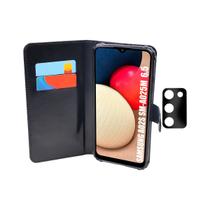 Capa Carteira + Película De Câmera GALAXY A02S A025 6.5 - Cell In Power25