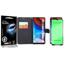 Capa Carteira + Pelicula De CERAMICA Moto E7 Power 6.5 XT2097 - Cell In Power25 Capa Carteira + Pelicula De CERAMICA Moto E7 Power 6.5 XT2097 - Cell In Power25