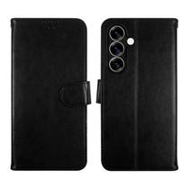 Capa Carteira + Película De Vidro 3D Para Samsung S25 Plus