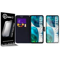 Capa Carteira + Película De Vidro compativel Moto G52 XT2221 6.6 - Cell In Power25