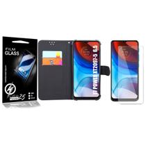 Capa Carteira + Pelicula De Vidro Moto E7 Power 6.5 XT2097 - Cell In Power2