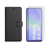 Capa Carteira + Pelicula Vidro Compativel Para Samsung A36