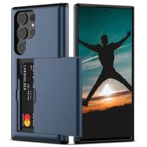 Capa Carteira Porta Cartão Embutido para o Samsung Galaxy S22 Plus / S22 Ultra