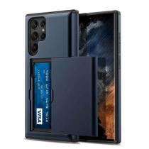 Capa Carteira Porta Cartão Embutido para o Samsung Galaxy S22 Plus / S22 Ultra