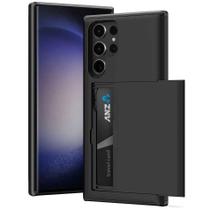 Capa Carteira Porta Cartão Embutido para o Samsung Galaxy S22 Plus / S22 Ultra
