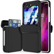 Capa Carteira Porta Cartão Embutido para o Samsung Galaxy Z Flip 6 Capa Carteira Porta Cartão Embutido para o Samsung Galaxy Z Flip 6