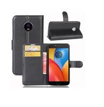 Capa Carteira (PRETA) Flip Antishock Porta Cartão Motorola Moto E4 Plus