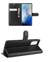 Capa Carteira (PRETA) Flip Antishock Porta Cartão Samsung Galaxy S20 FE