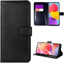 Capa Carteira Preta Para Samsung Galaxy M35