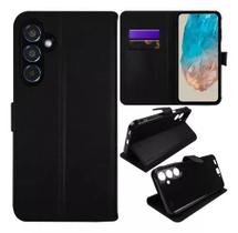 Capa Carteira Preta Para Samsung Galaxy M35