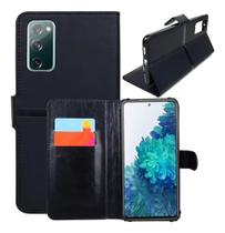 Capa Carteira Preta para Samsung Galaxy S20FE S20 FE com Flip Capa Carteira Preta para Samsung Galaxy S20FE S20 FE com Flip