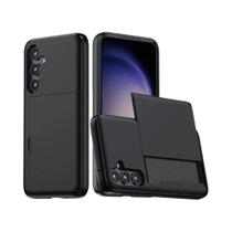 Capa Carteira Samsung Com Compartimento Oculto Para Cartões Para S25 Edge S24 Ultra S23 S21 FE S22