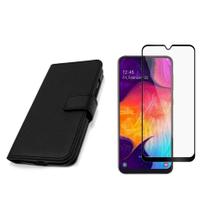 Capa Carteira Samsung Galaxy A20/A30 + Película de Vidro 3d 5d