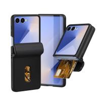 Capa Carteira Samsung Galaxy Z Flip Com Porta-Cartões E Proteção Da Hinge Para Flip 7 6 5 4 3 Flip7