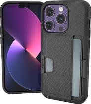 Capa Carteira Smartish Wallet Slayer Vol. 2 para iPhone 14 Pro - Preta