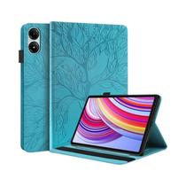 Capa Carteira Suporte Para Tablet Xiaomi Redmi Poco Pad pro 12.1 Polegadas Com Estampa De Árvore