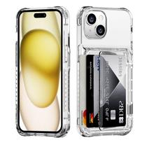 Capa Carteira Transparente ACANDYA para iPhone 15 6,1" à Prova de Choque